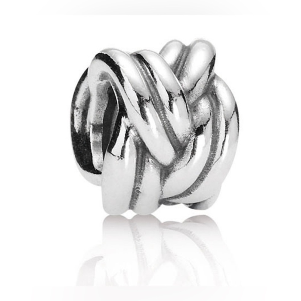 Authentic Pandora Retired ‘Forget Me Knot’ S925 Ale Sterling Silver Charm